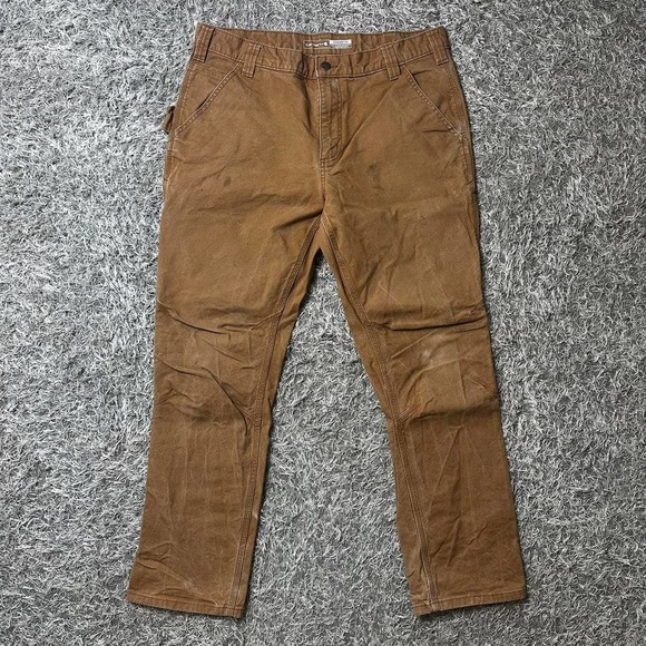 Carhartt Pants Vintage Brown Tan Carhartt Carpenter Work Pants W